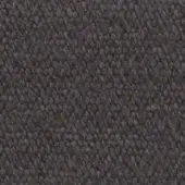 Dark charcoal gray looped pile fabric texture with dense, rounded tufts and uniform consistency, exhibiting a matte, slightly nubby surface.